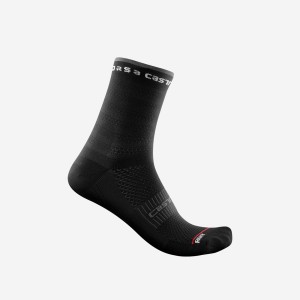 Calcetines Castelli ROSSO CORSA W 11 Mujer Negros | 879452-EGN