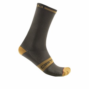 Calcetines Castelli SUPERLEGGERA T 18 Hombre Verdes Oscuro | 148930-LRE