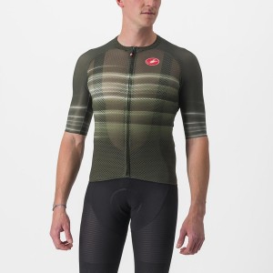 Camiseta Castelli CLIMBER'S 3.0 SL2 Hombre Verdes Oscuro | 316247-LKJ