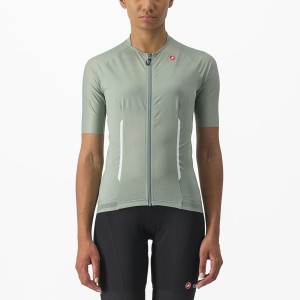 Camiseta Castelli ENDURANCE W Mujer Verdes | 892547-IHD