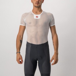 Capa Base Castelli CORE MESH 3 SS Hombre Blancos | 051964-JEF