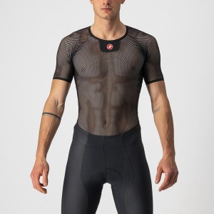 Capa Base Castelli CORE MESH 3 SS Hombre Negros | 759206-KBY