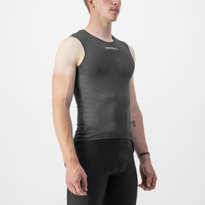 Capa Base Castelli PRO MESH 2.0 SLEEVELESS Hombre Negros | 465027-QFC