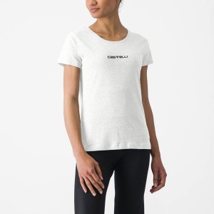 Casual Castelli CASTELLI CLASSICO W TEE Mujer Blancos | 807345-UTJ