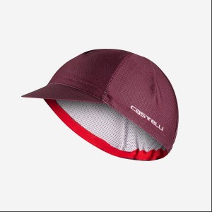 Gorra Castelli ROSSO CORSA 2 Hombre Vino Oscuro | 903421-RXI