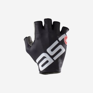 Guantes Castelli COMPETIZIONE 2 Hombre Negros Plateados | 890136-IKG