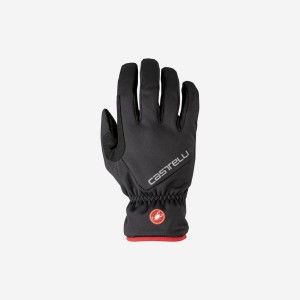 Guantes Castelli ENTRATA THERMAL Hombre Negros | 614839-UCG