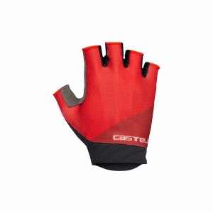 Guantes Castelli ROUBAIX GEL 2 Mujer Rojos | 372104-TRE