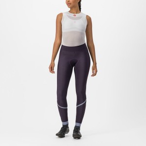 Leggins Castelli VELOCISSIMA THERMAL Mujer Plateados | 283617-SAZ