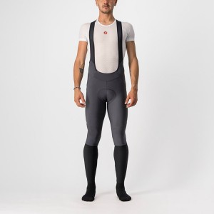 Medias Con Tirantes Castelli VELOCISSIMO 5 Hombre Grises Oscuro Plateados | 860542-LVQ