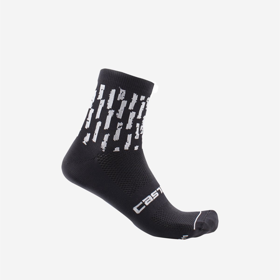 Calcetines Castelli AERO PRO W 9 CM Mujer Negros | 943781-UYJ