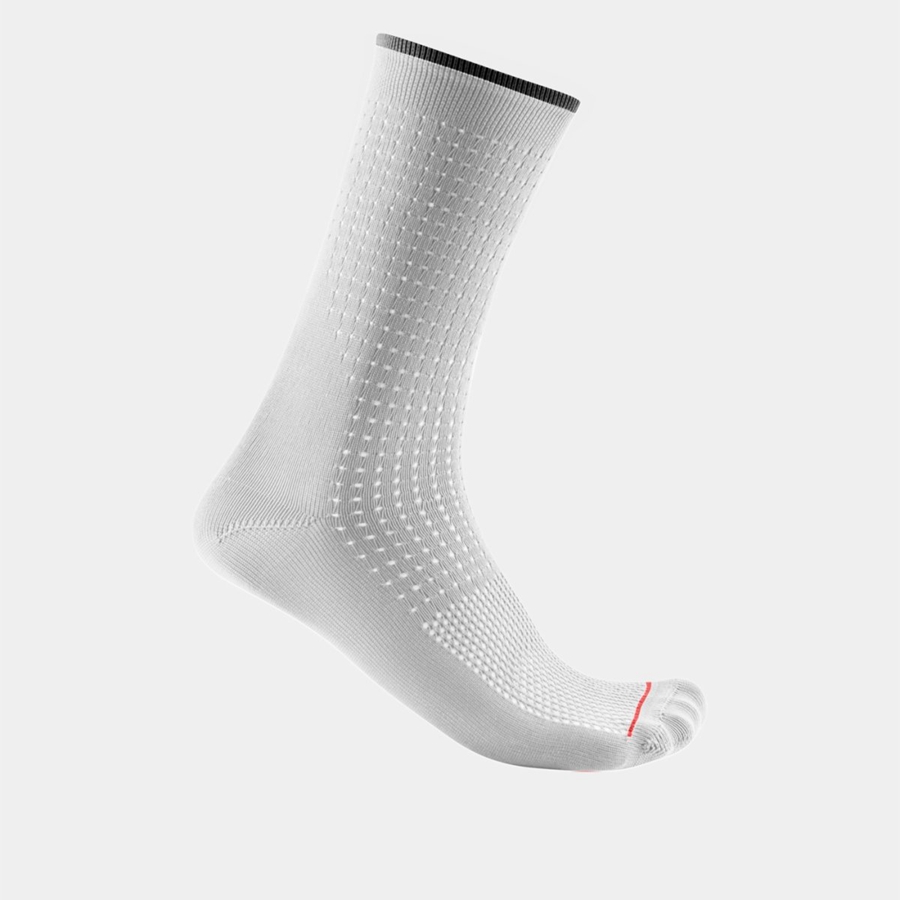 Calcetines Castelli PREMIO 18 Hombre Blancos | 631287-FPJ