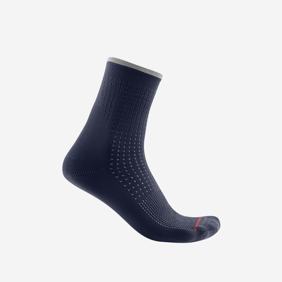 Calcetines Castelli PREMIO W Mujer Azules | 504971-JIU