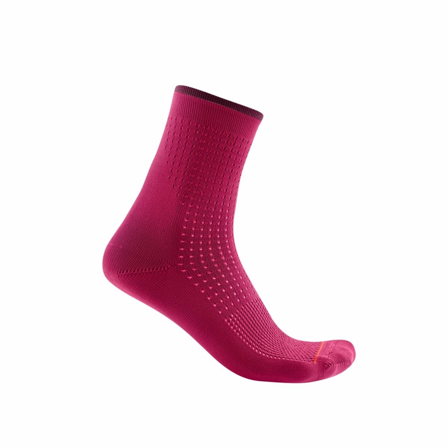 Calcetines Castelli PREMIO W Mujer Rojos | 689037-DGB