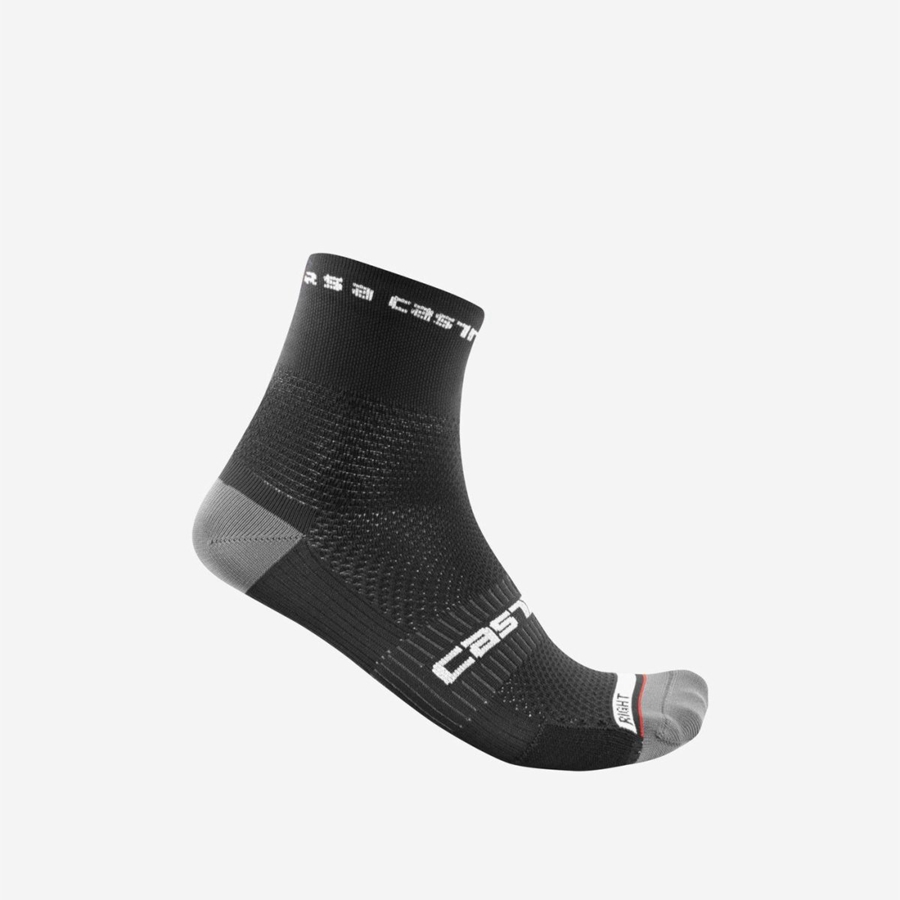 Calcetines Castelli ROSSO CORSA PRO 9 Hombre Negros | 581403-XTU