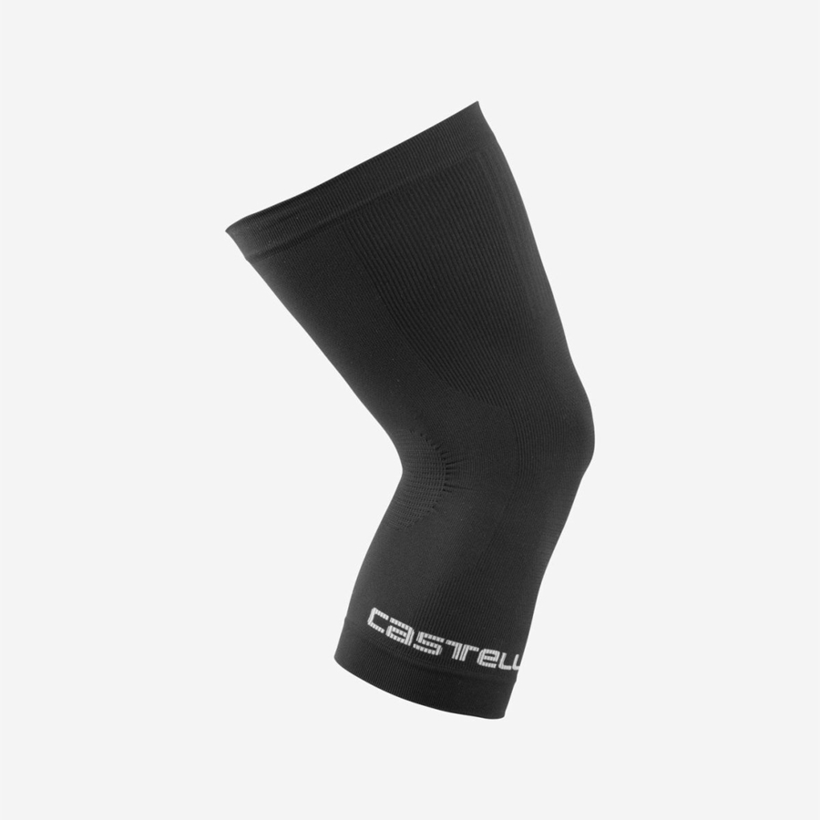 Calentador De Pierna Castelli PRO SEAMLESS KNEE WARMER Mujer Negros | 378692-FPU