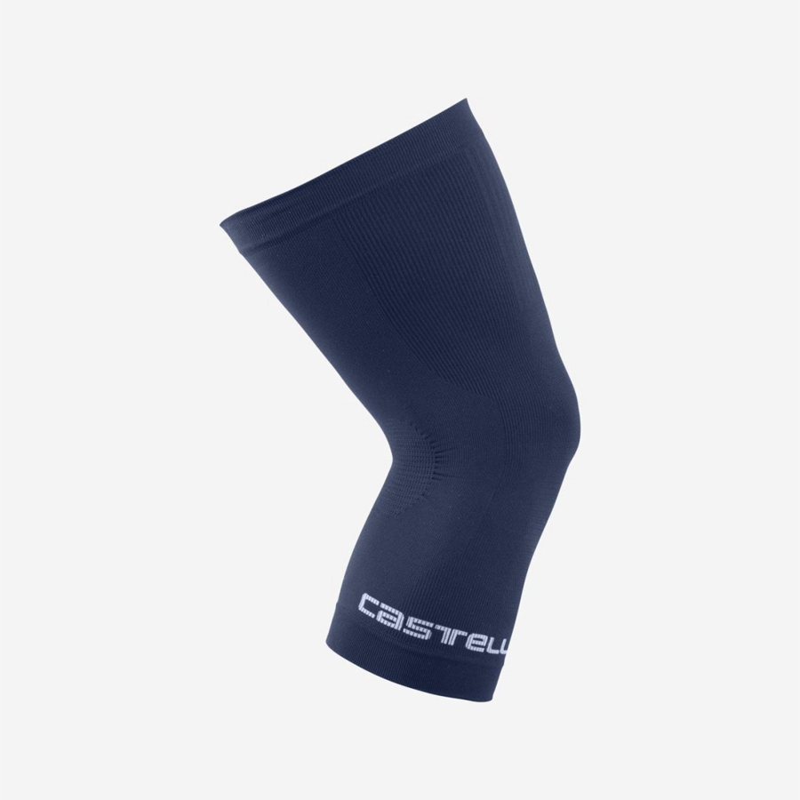 Calentador De Pierna Castelli PRO SEAMLESS KNEE WARMER Mujer Azules | 094325-PJI