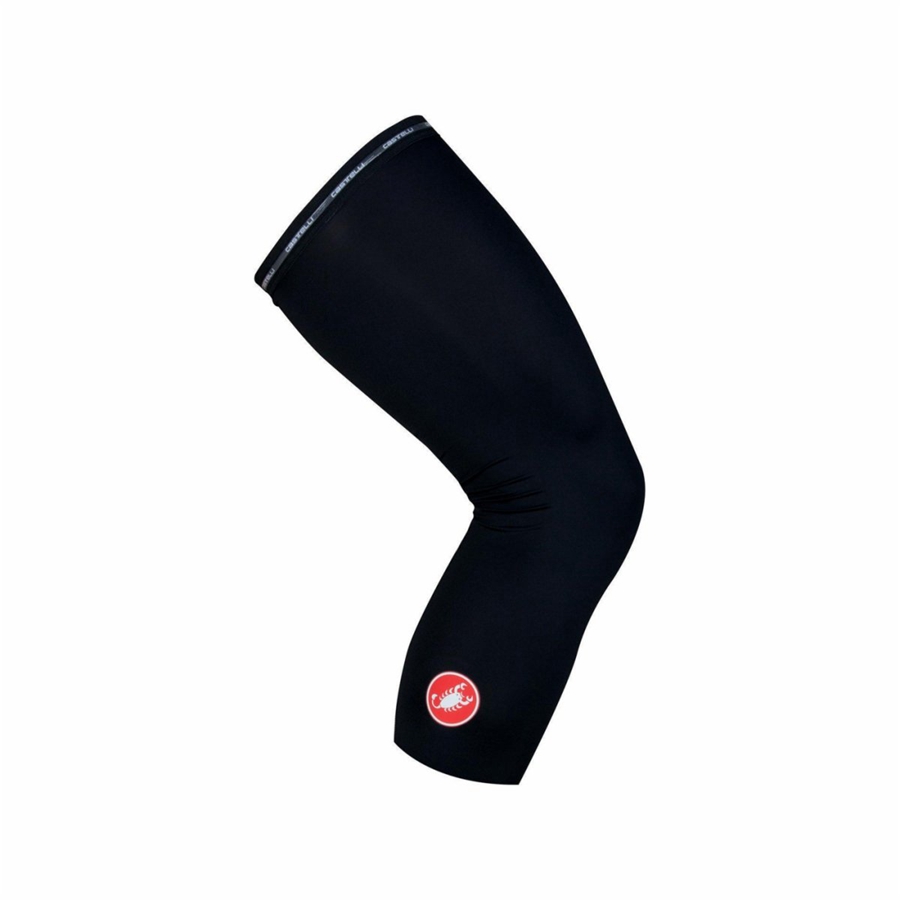 Calentador De Pierna Castelli UPF 50+ LIGHT KNEE SLEEVES Mujer Negros | 025493-TBA