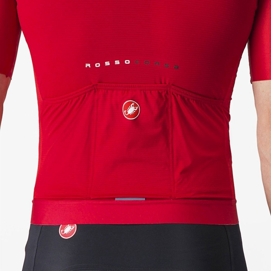 Camiseta Castelli AERO RACE 7.0 Hombre Rojos | 135740-LZY