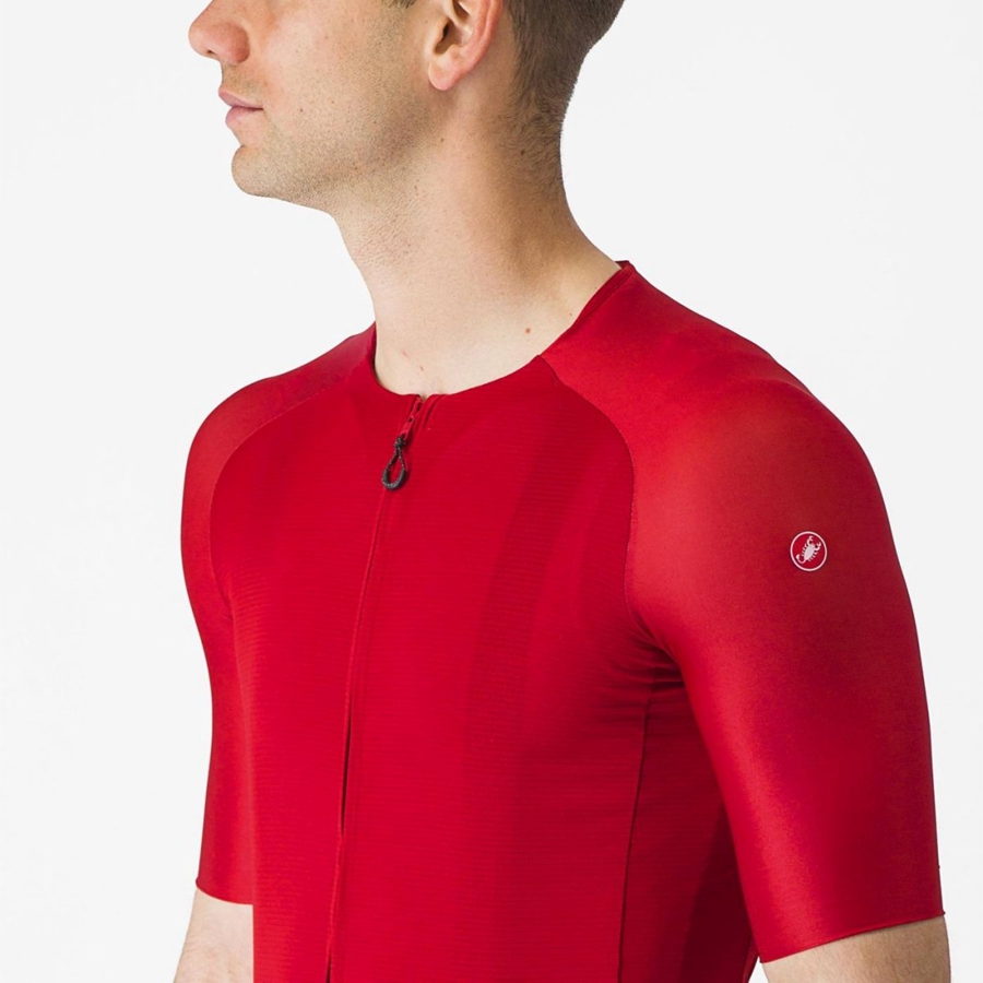 Camiseta Castelli AERO RACE 7.0 Hombre Rojos | 135740-LZY