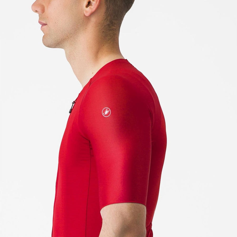 Camiseta Castelli AERO RACE 7.0 Hombre Rojos | 135740-LZY