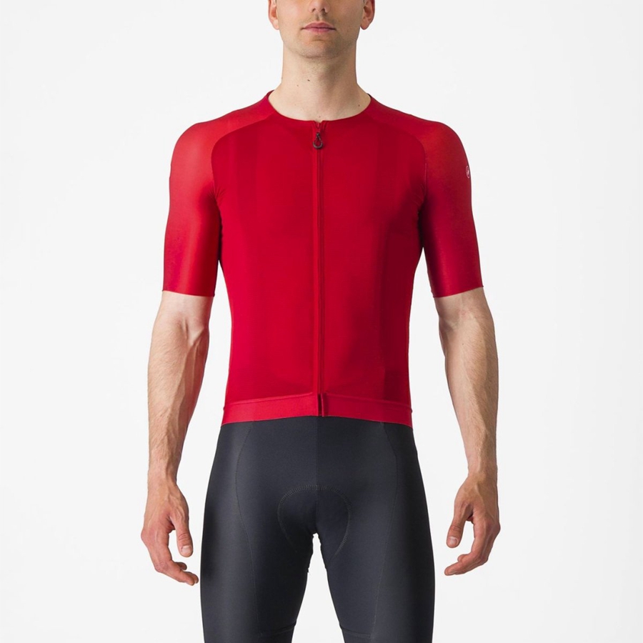 Camiseta Castelli AERO RACE 7.0 Hombre Rojos | 135740-LZY