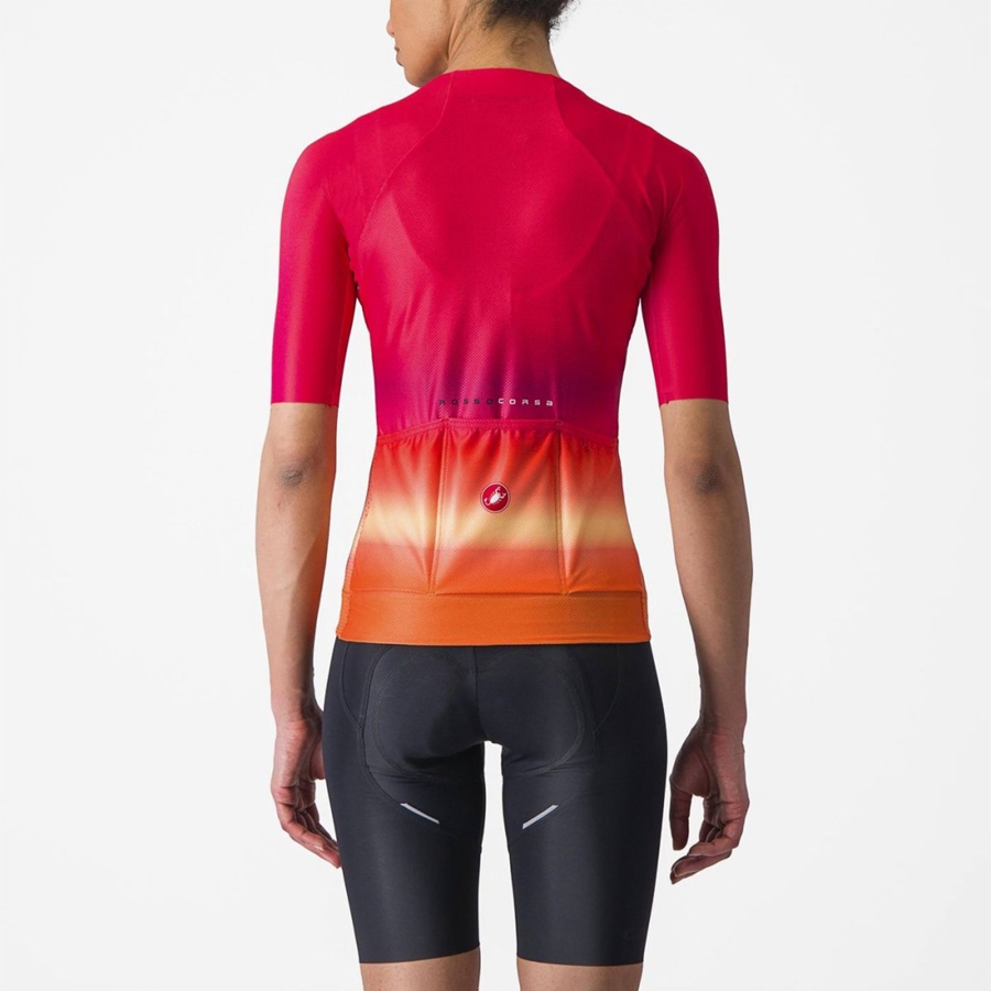 Camiseta Castelli CLIMBER'S 4.0 W Mujer Rosas | 346095-JNC