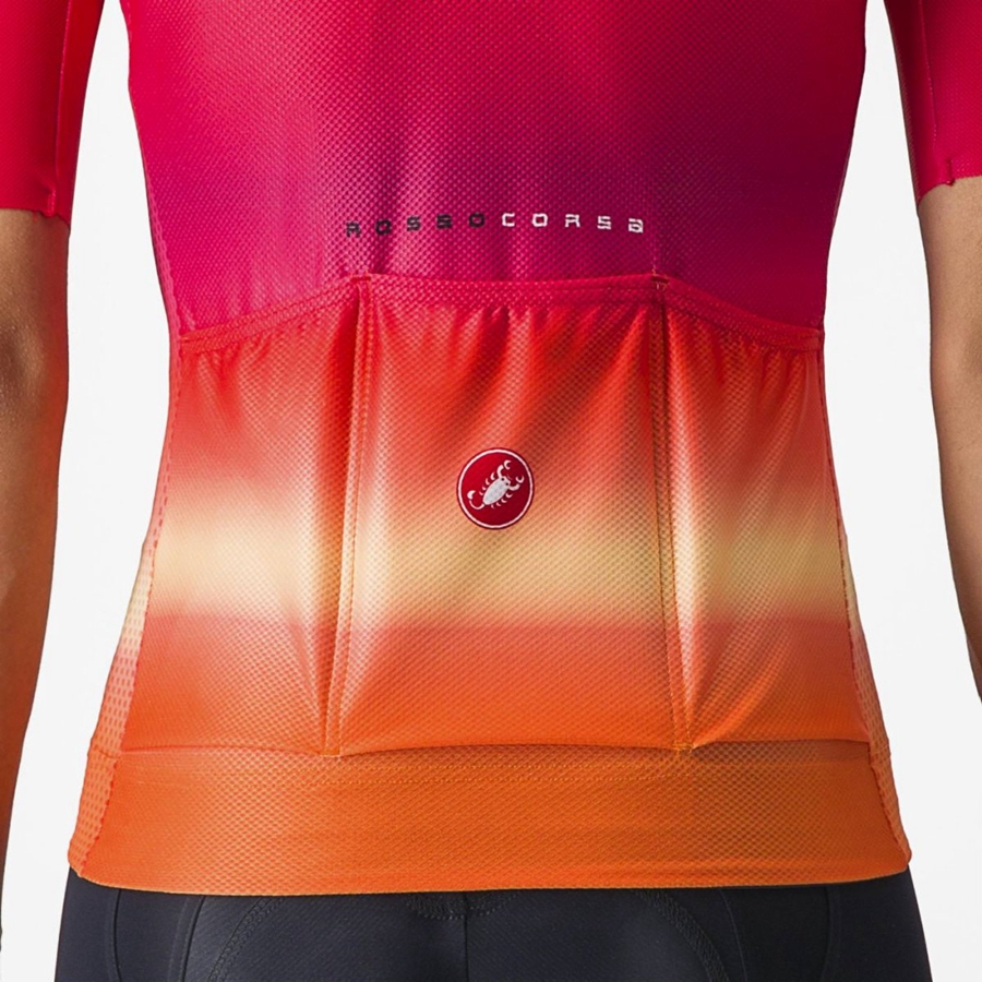 Camiseta Castelli CLIMBER'S 4.0 W Mujer Rosas | 346095-JNC