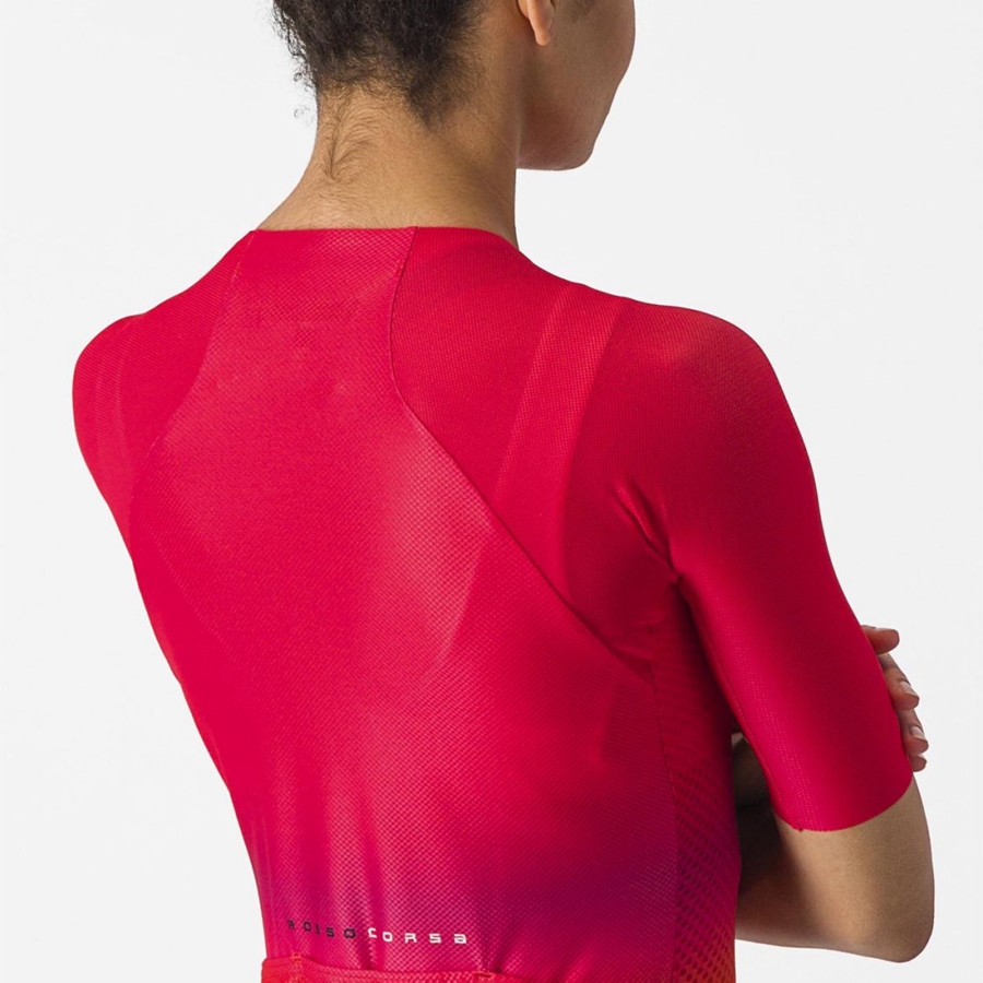 Camiseta Castelli CLIMBER'S 4.0 W Mujer Rosas | 346095-JNC