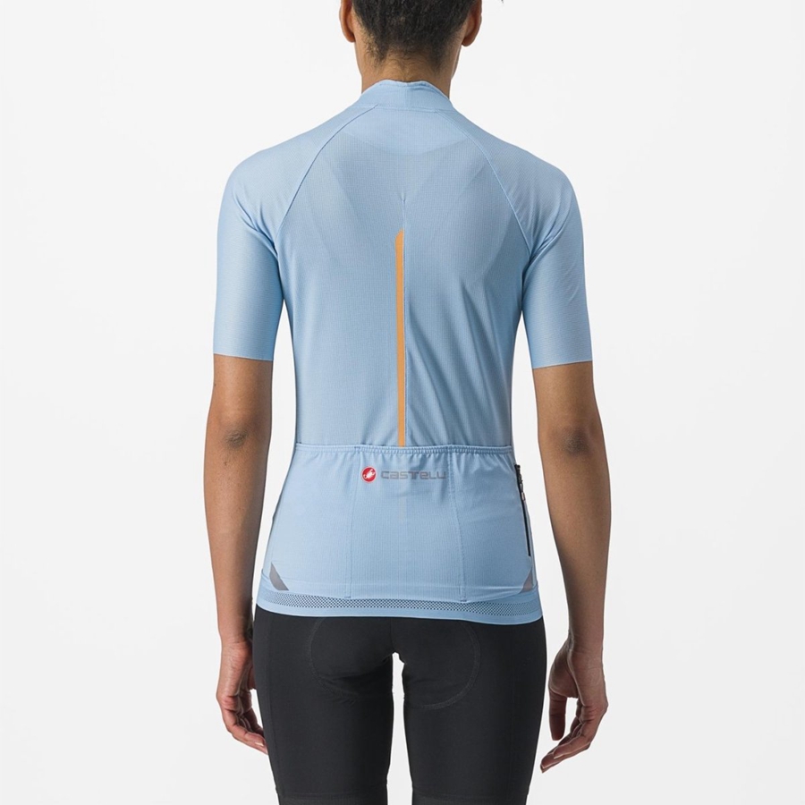 Camiseta Castelli ENDURANCE W Mujer Azules | 059341-LOH