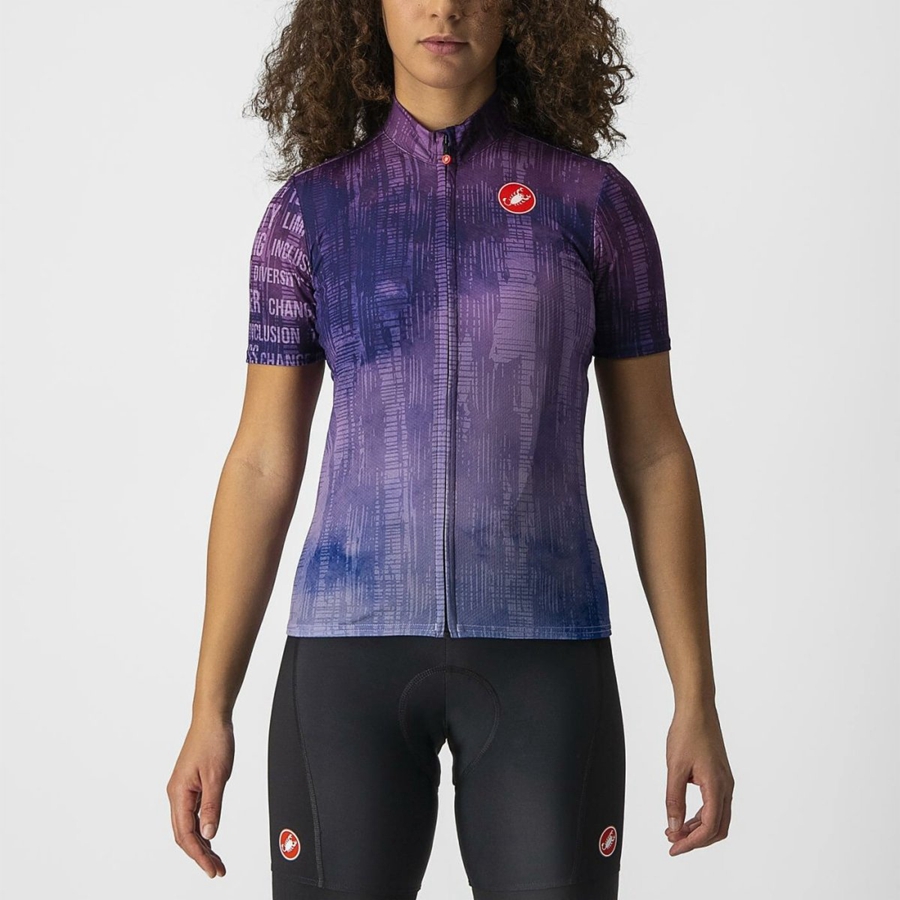 Camiseta Castelli RIDE WITH REGGIE Mujer Multicolor | 134628-GPX