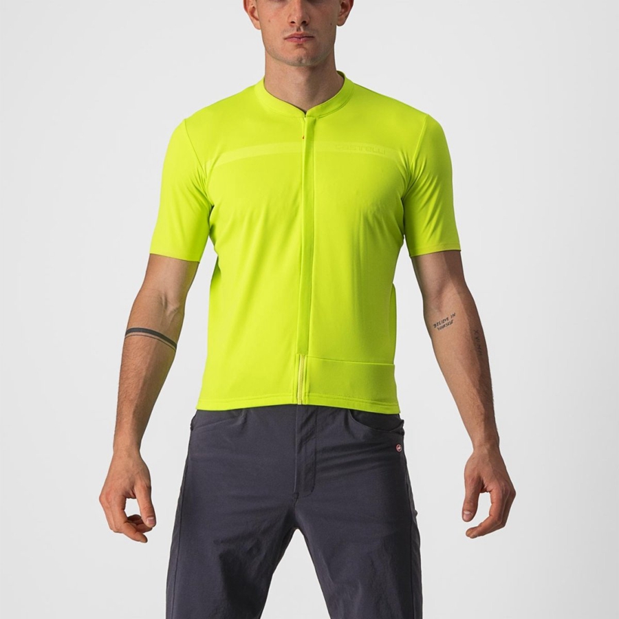 Camiseta Castelli UNLIMITED ALLROAD Hombre Verdes Claro | 708695-SBT