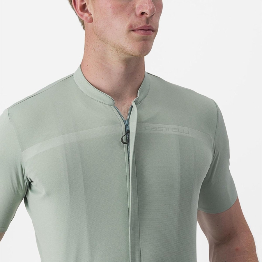 Camiseta Castelli UNLIMITED ALLROAD Hombre Verdes | 402653-JEP