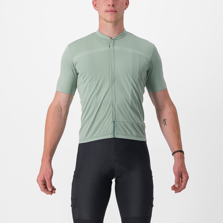 Camiseta Castelli UNLIMITED ALLROAD Hombre Verdes | 402653-JEP