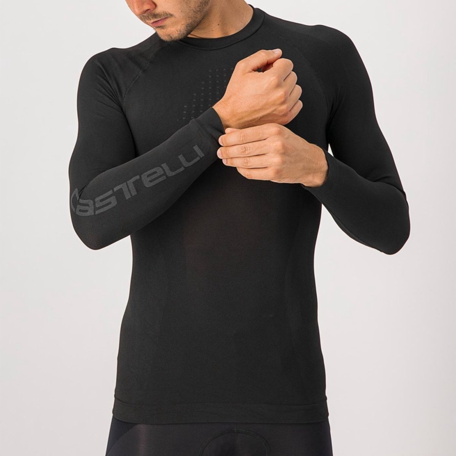 Capa Base Castelli CORE SEAMLESS Hombre Negros | 824569-NIX