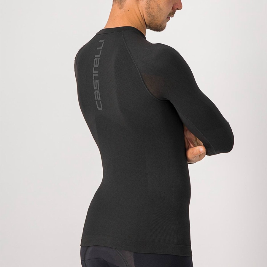 Capa Base Castelli CORE SEAMLESS Hombre Negros | 824569-NIX