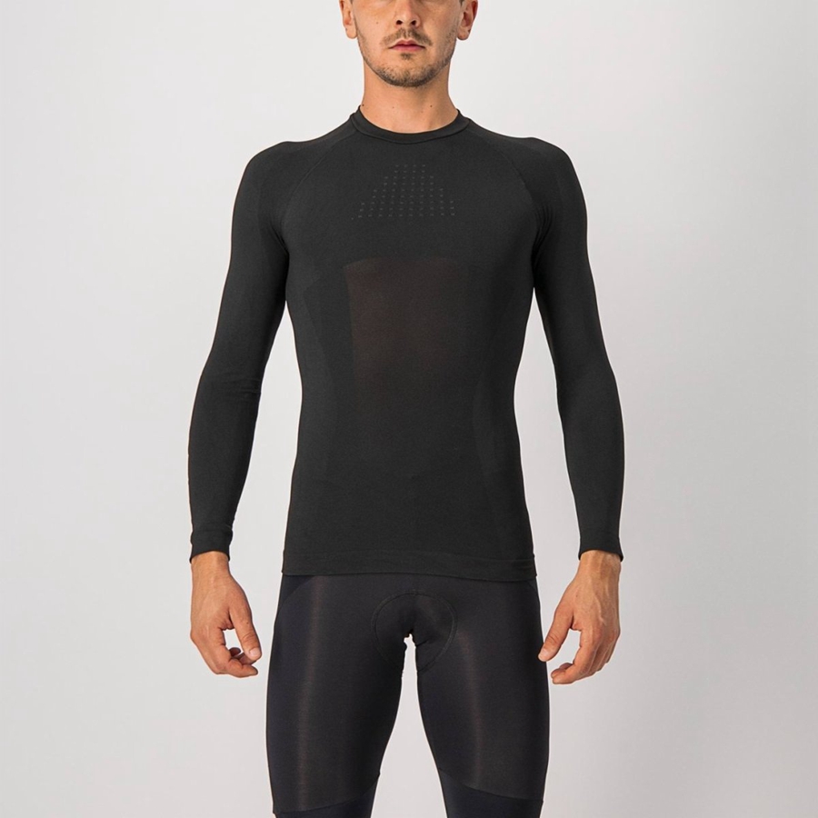 Capa Base Castelli CORE SEAMLESS Hombre Negros | 824569-NIX