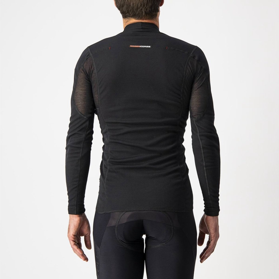 Capa Base Castelli FLANDERS WARM LONG SLEEVE Hombre Negros | 873052-YNX