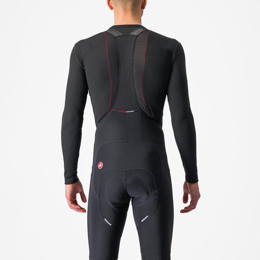 Capa Base Castelli PROSECCO TECH LONG SLEEVE Hombre Negros | 324157-HWO