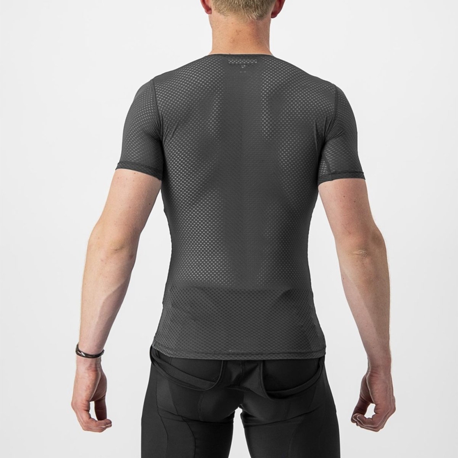 Capa Base Castelli PRO MESH 2.0 SHORT SLEEVE Hombre Negros | 095473-XGK