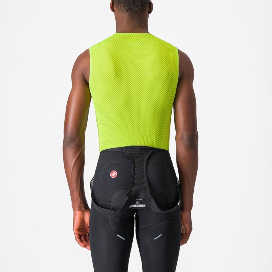 Capa Base Castelli PRO MESH 2.0 SLEEVELESS Hombre Verdes Claro | 209346-QMN