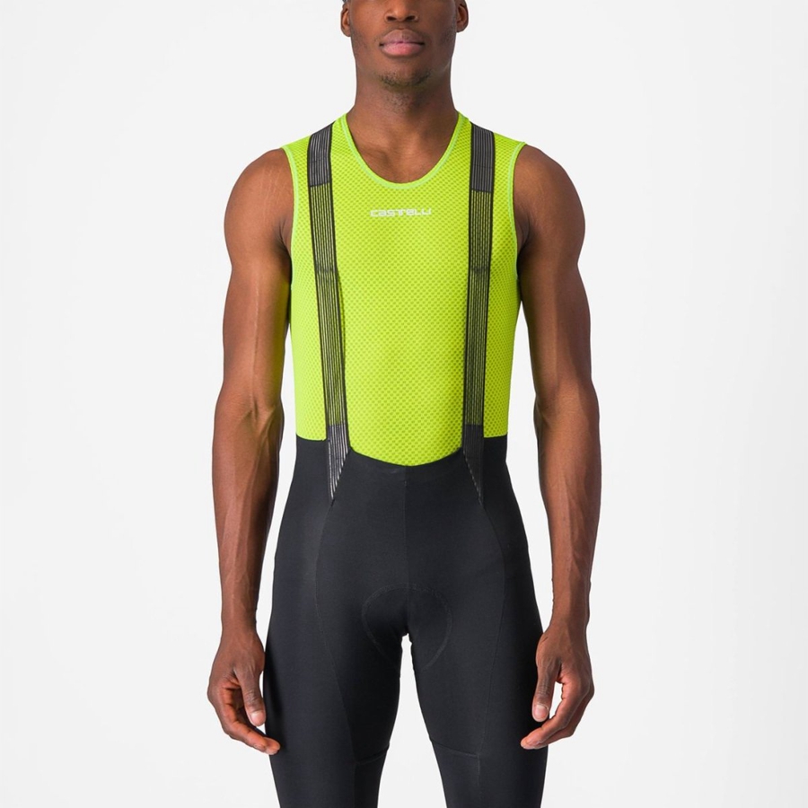 Capa Base Castelli PRO MESH 2.0 SLEEVELESS Hombre Verdes Claro | 209346-QMN