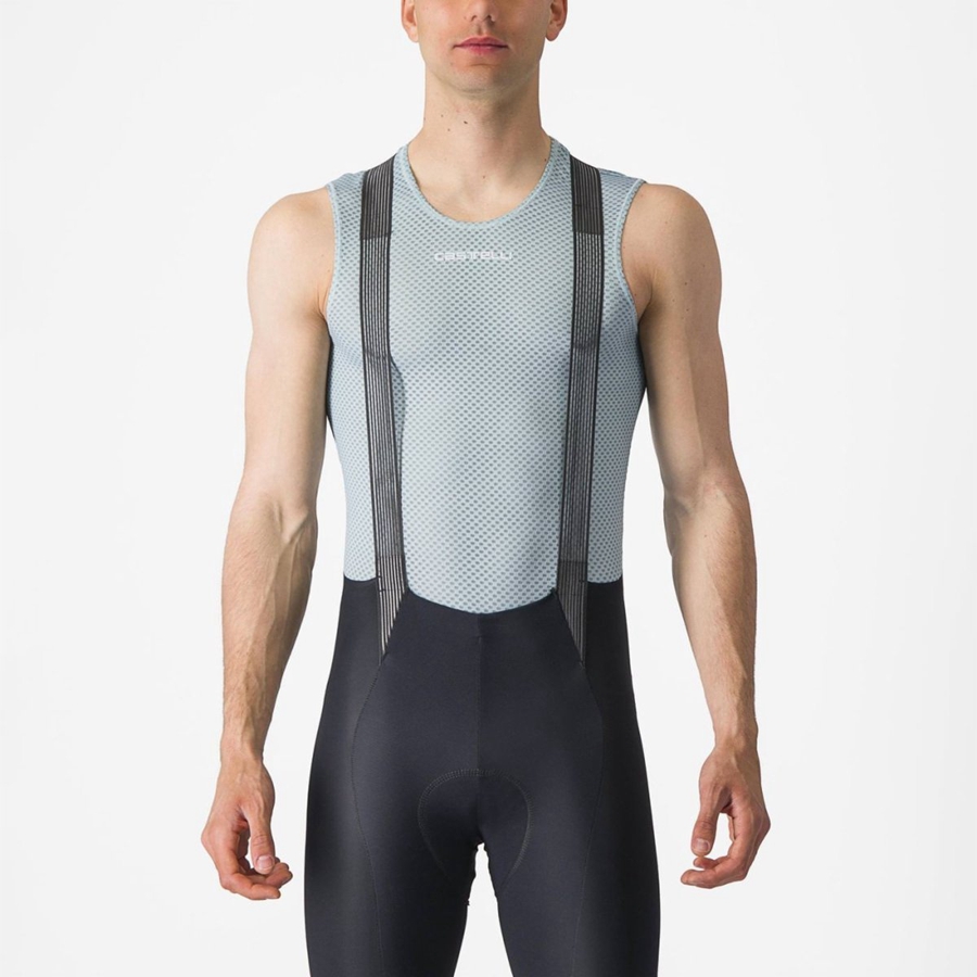 Capa Base Castelli PRO MESH 2.0 SLEEVELESS Hombre Azules | 196805-YFS