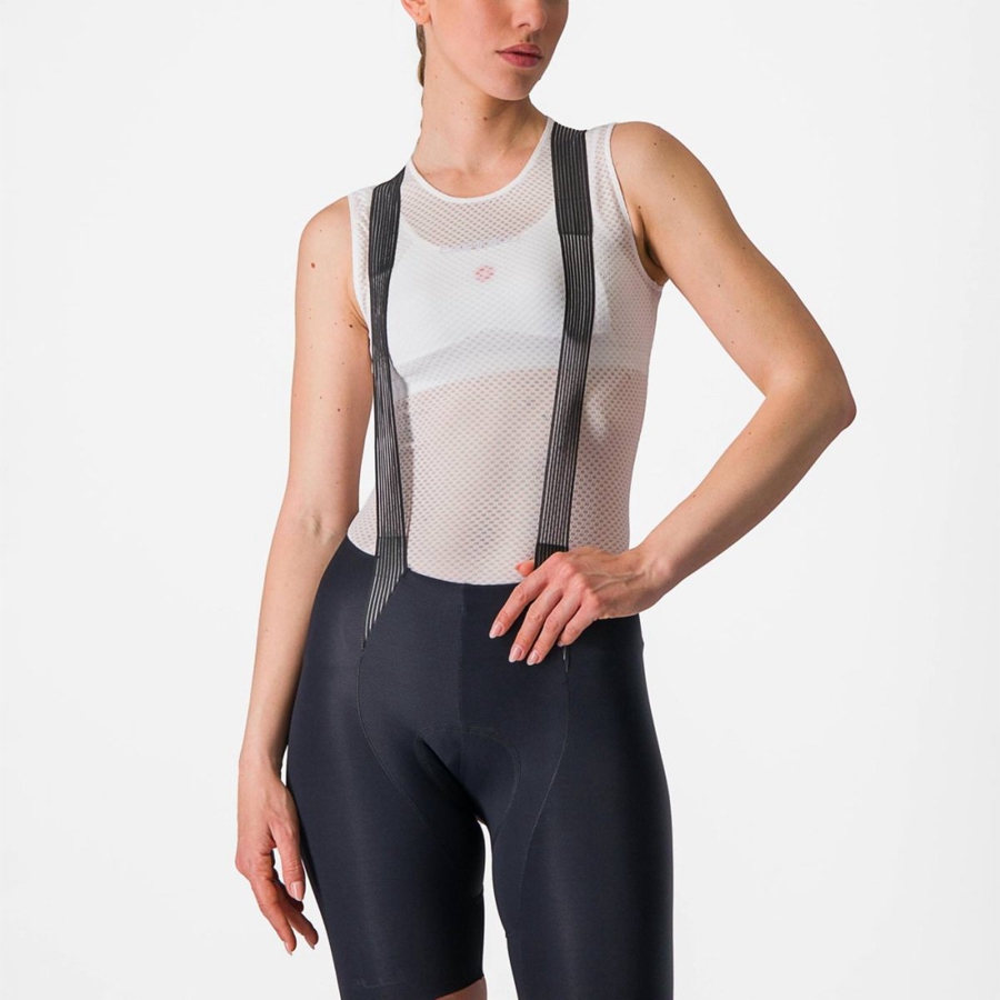 Capa Base Castelli PRO MESH W SLEEVELESS Mujer Blancos | 861257-CHJ