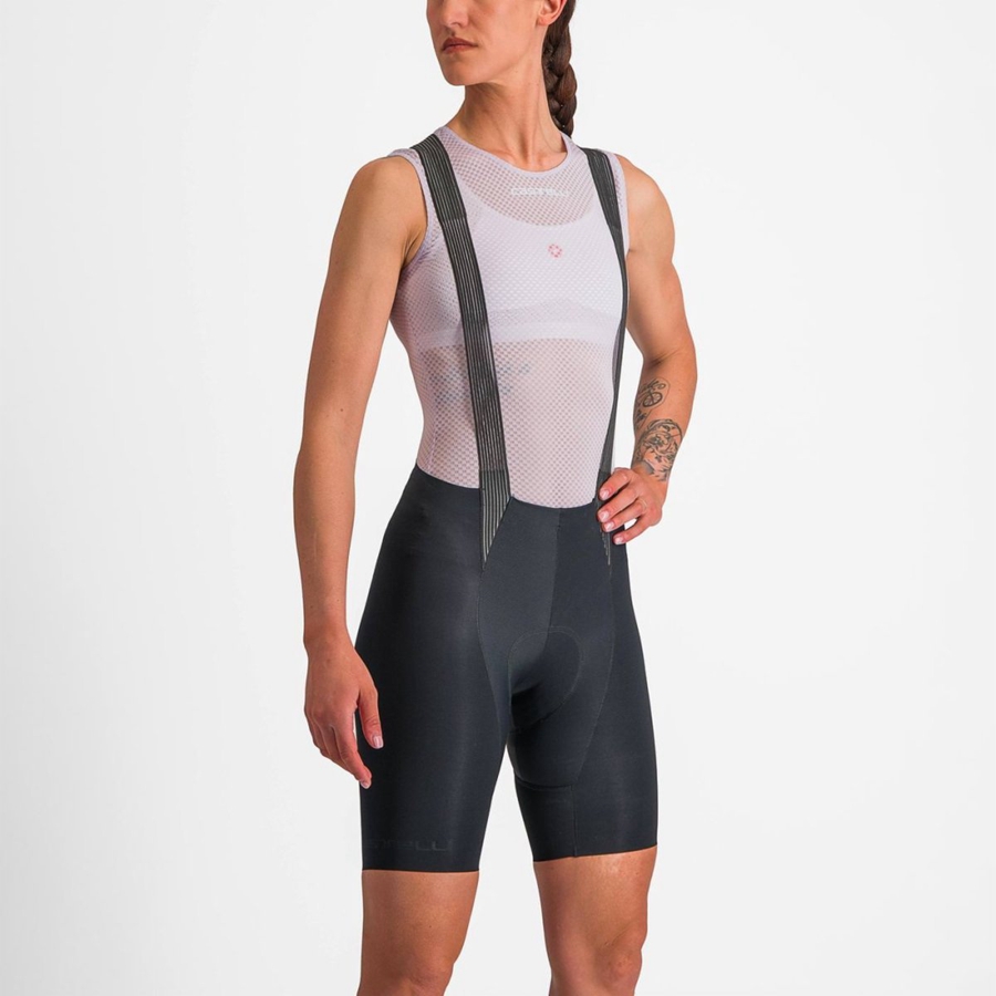 Capa Base Castelli PRO MESH W SLEEVELESS Mujer Morados Blancos | 281673-WSV