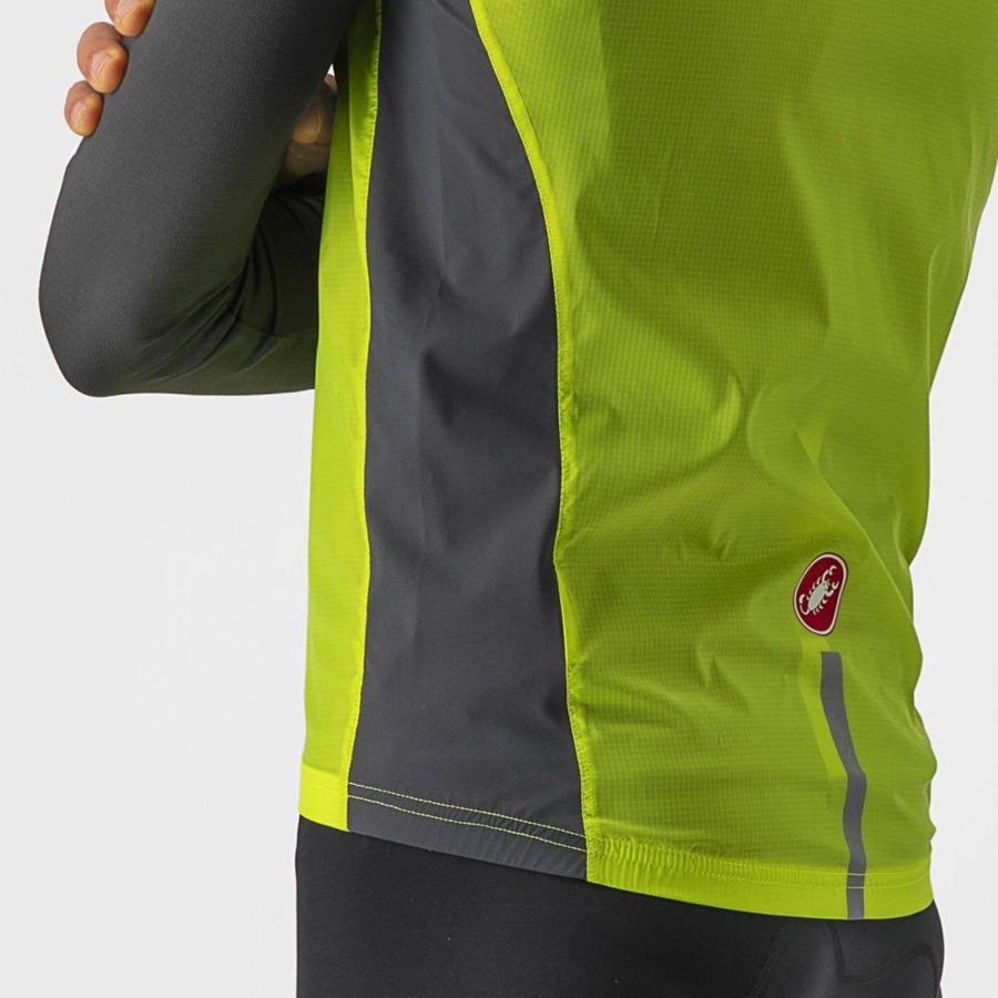 Chaleco Castelli SQUADRA STRETCH Hombre Verdes Claro Grises Oscuro | 741820-XFM