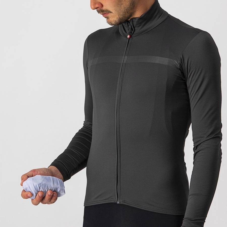 Chaleco Castelli SQUADRA STRETCH Hombre Plateados Grises Grises Oscuro | 826309-ZIB