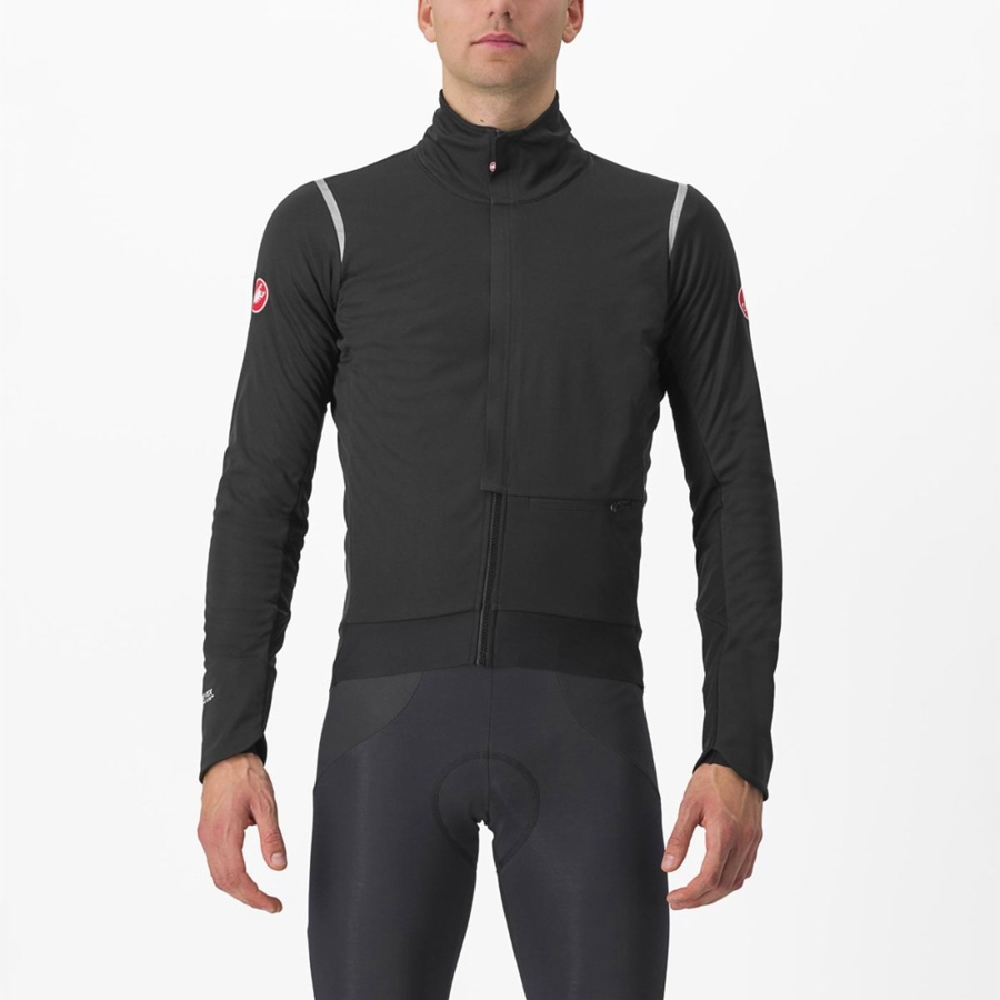 Chamarras Castelli ALPHA DOPPIO ROS Hombre Negros Plateados Azules | 145873-JPK