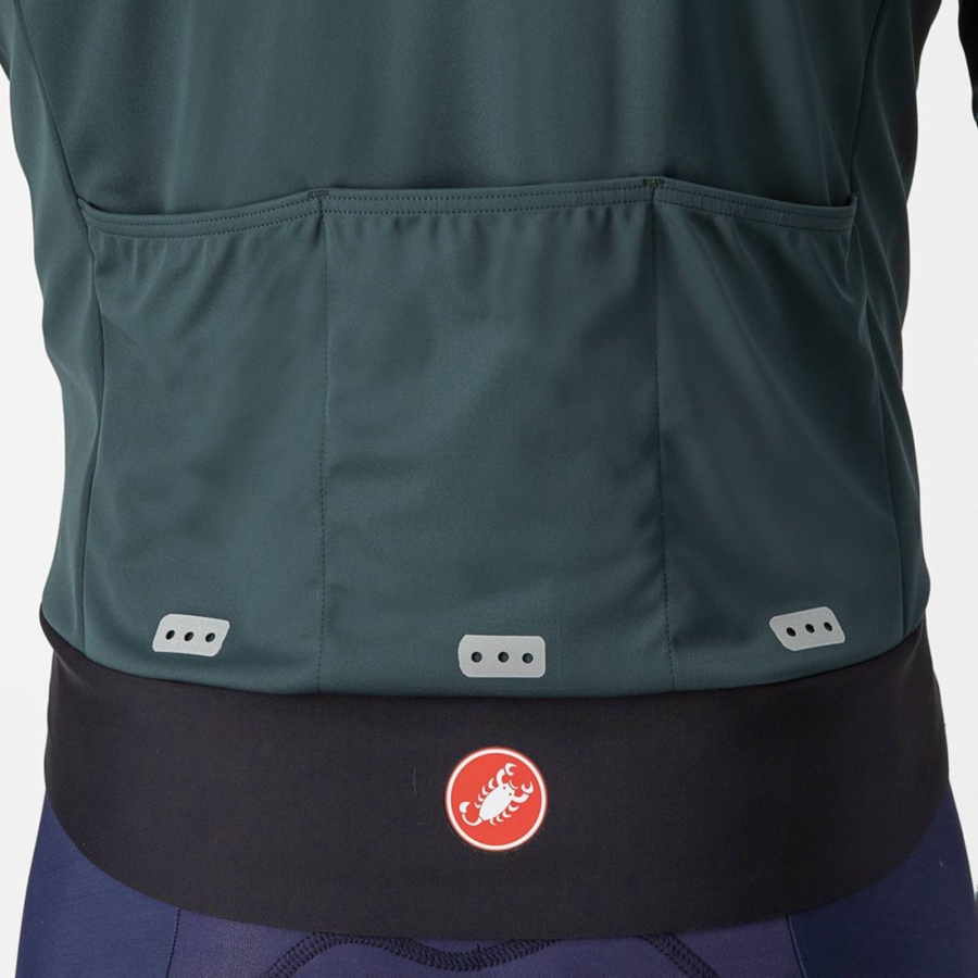 Chamarras Castelli ALPHA DOPPIO ROS Hombre Verdes Negros | 235146-VTM