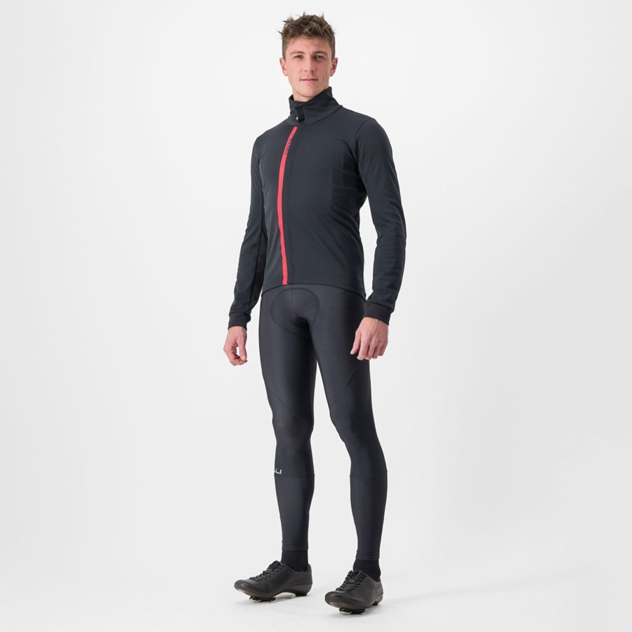 Chamarras Castelli ENTRATA Hombre Negros Rojos | 690327-VEM